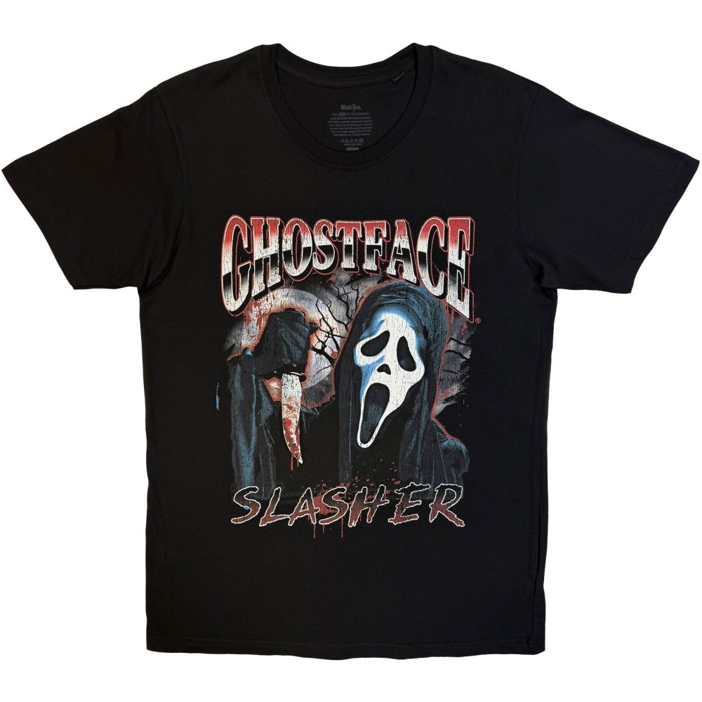 Scream Ghostface - Slasher Mens Tshirt - Black
